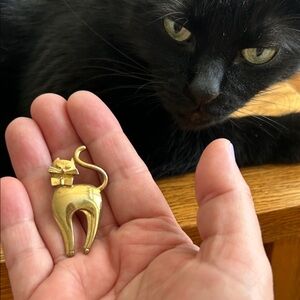 Cat MCM Brooch